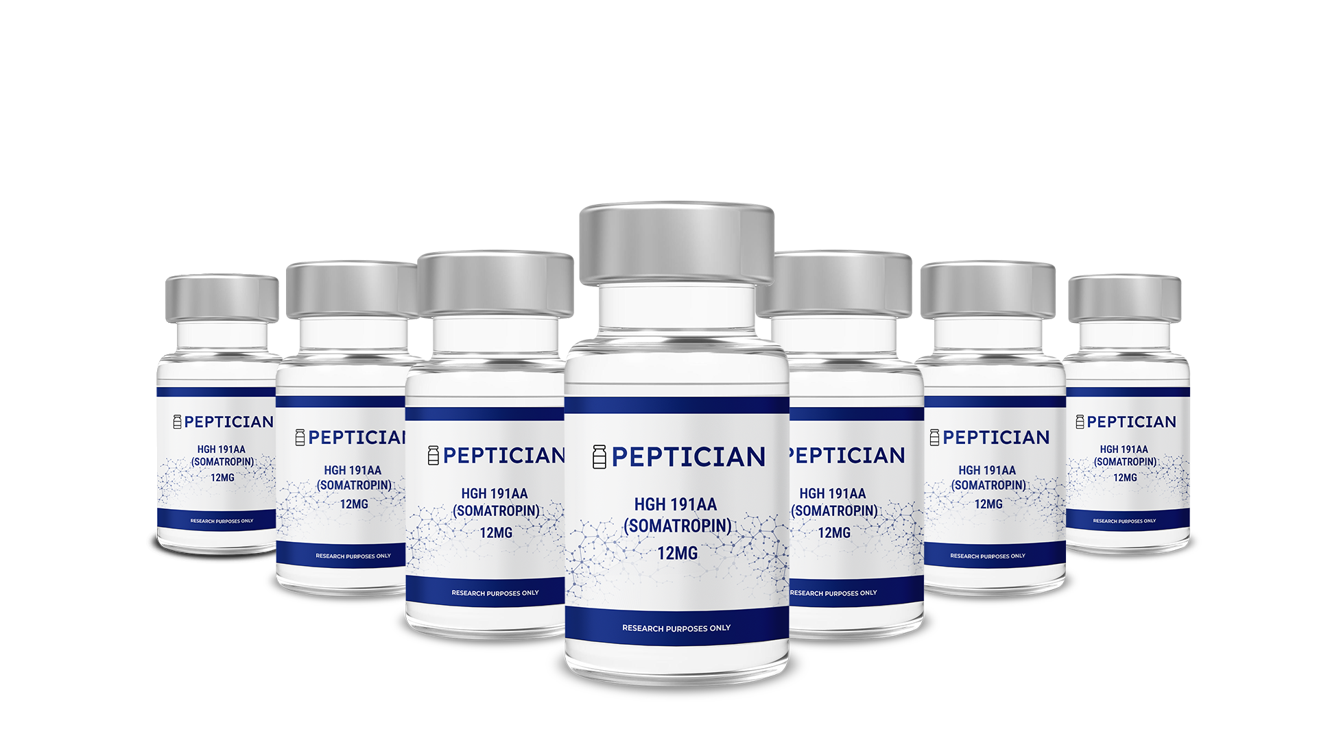 HGH 191AA (Somatropin) 12mg - 10 vials - Peptician - The UK's Number 1 Supplier of Peptides, GLP-1's, GLP-3's and more